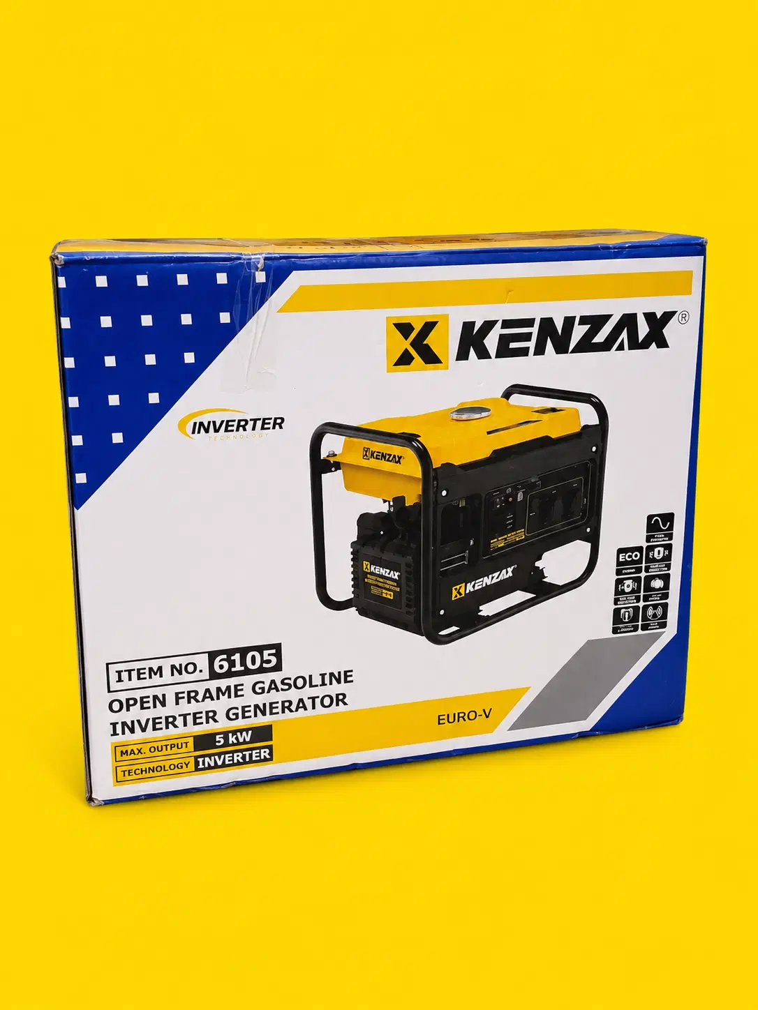 موتور برق بنزینی 6 اسب بخار کنزاکس مدل xy170f_3 اوپن فریم 5000 وات کد 6105